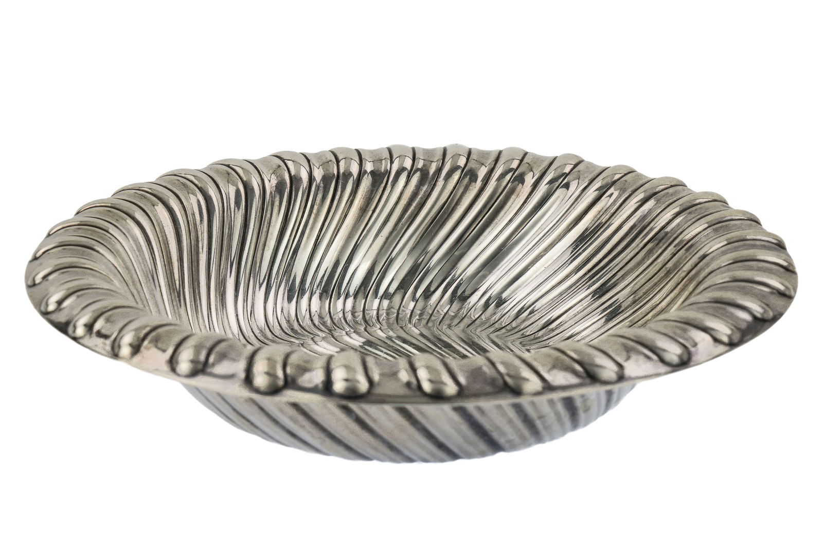 Gorham Sterling Silver Fluted Serving Bowl - 2