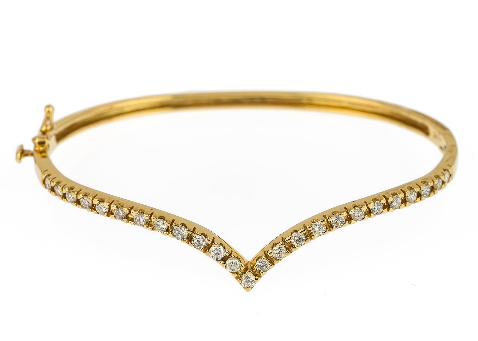 1.5 CT Diamond Bangle - 2