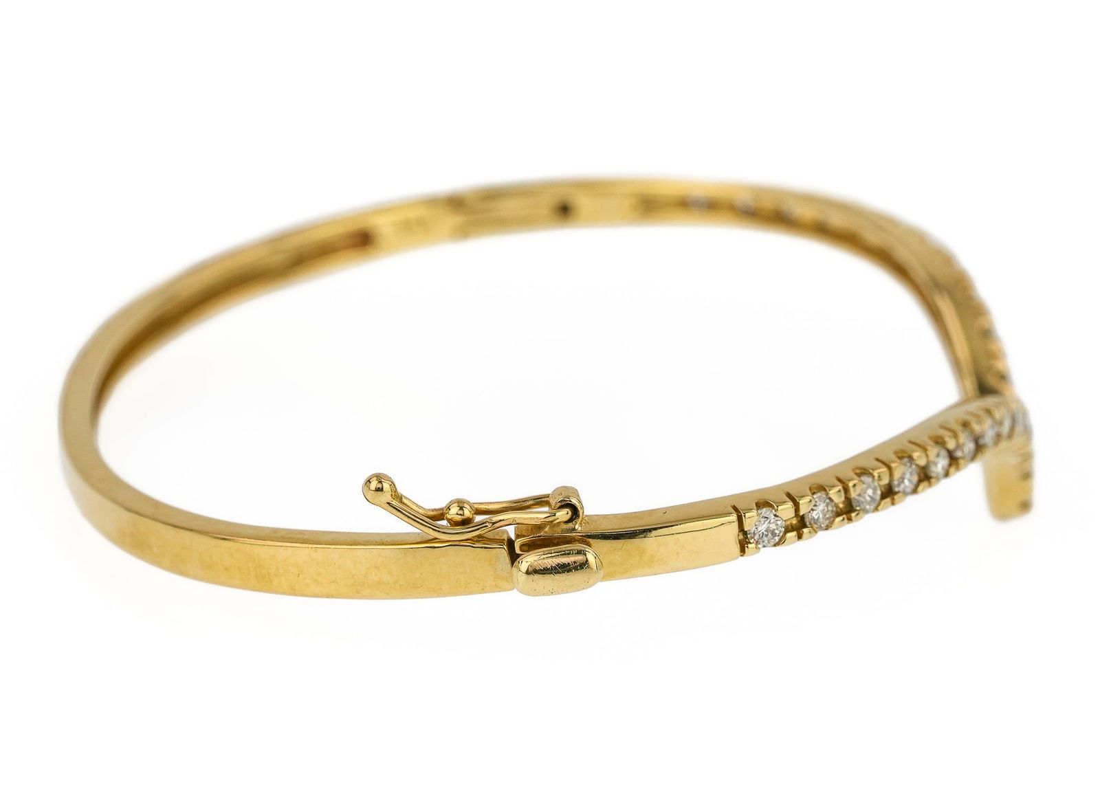 1.5 CT Diamond Bangle - 5