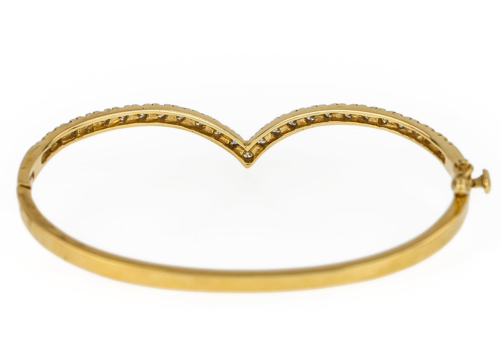 1.5 CT Diamond Bangle - 7