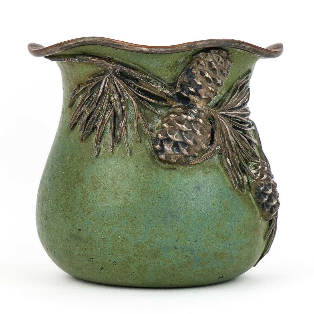 Attributed Gorham Silver & Copper Vase - 2