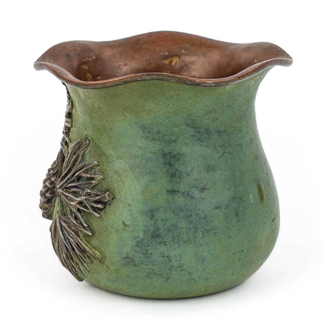 Attributed Gorham Silver & Copper Vase - 4