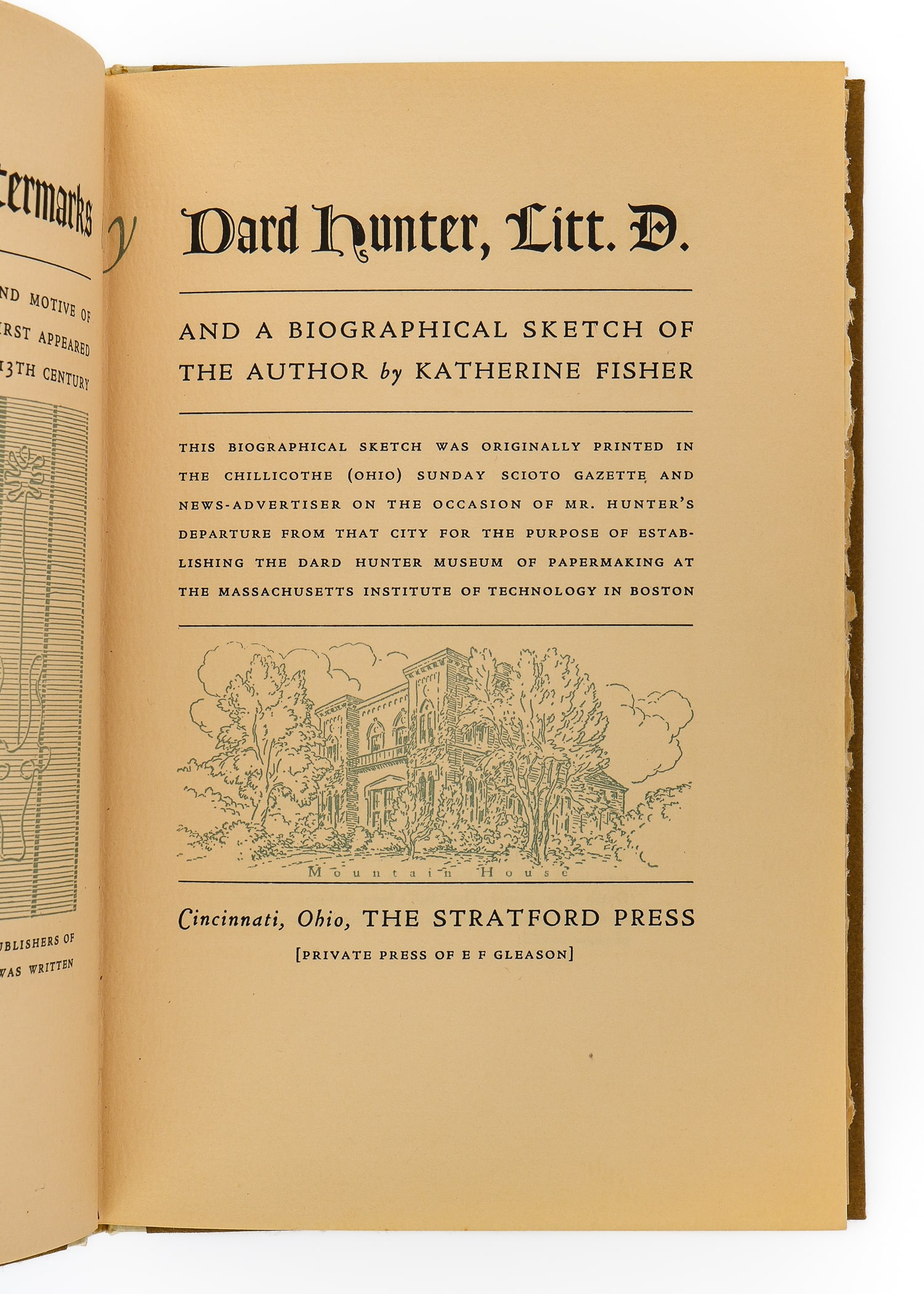 Gleason "Dard Hunter Master Craftsman" - 4