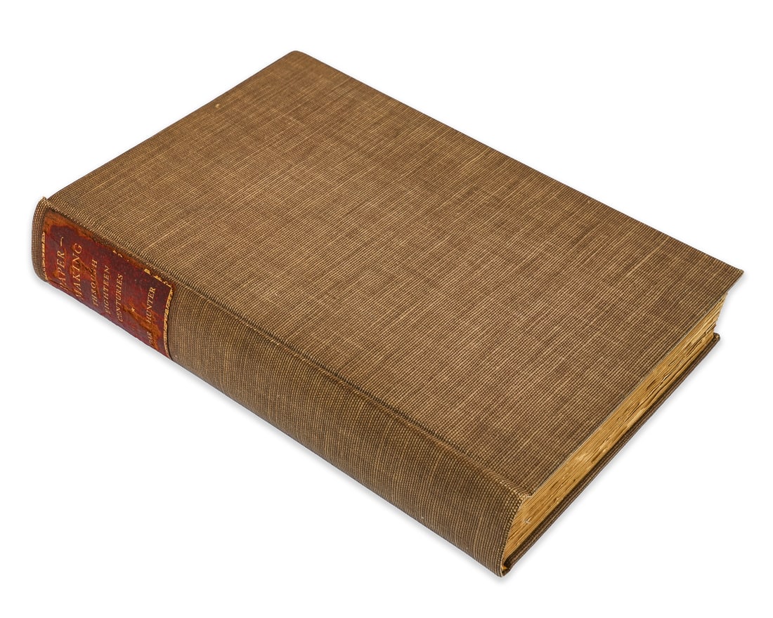 Hunter "Paper Making Through Eighteenth Centuries" (1 of 10)