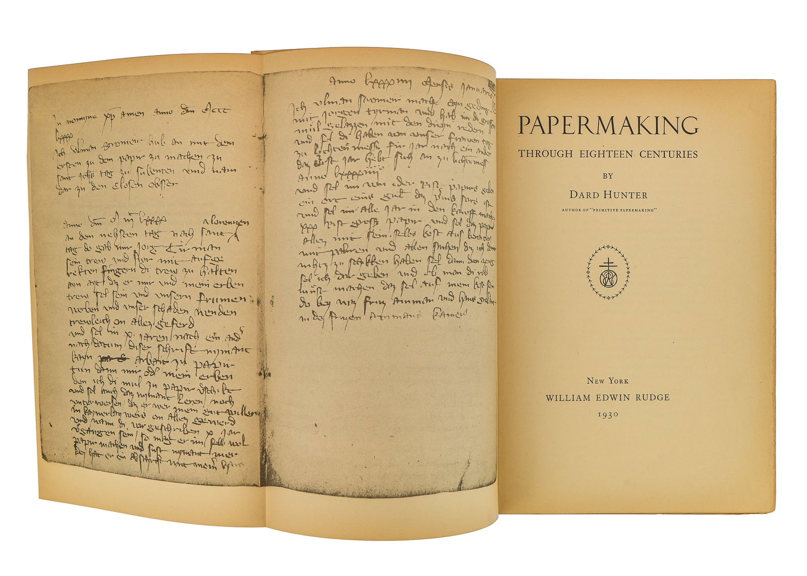 Hunter "Paper Making Through Eighteenth Centuries" - 3