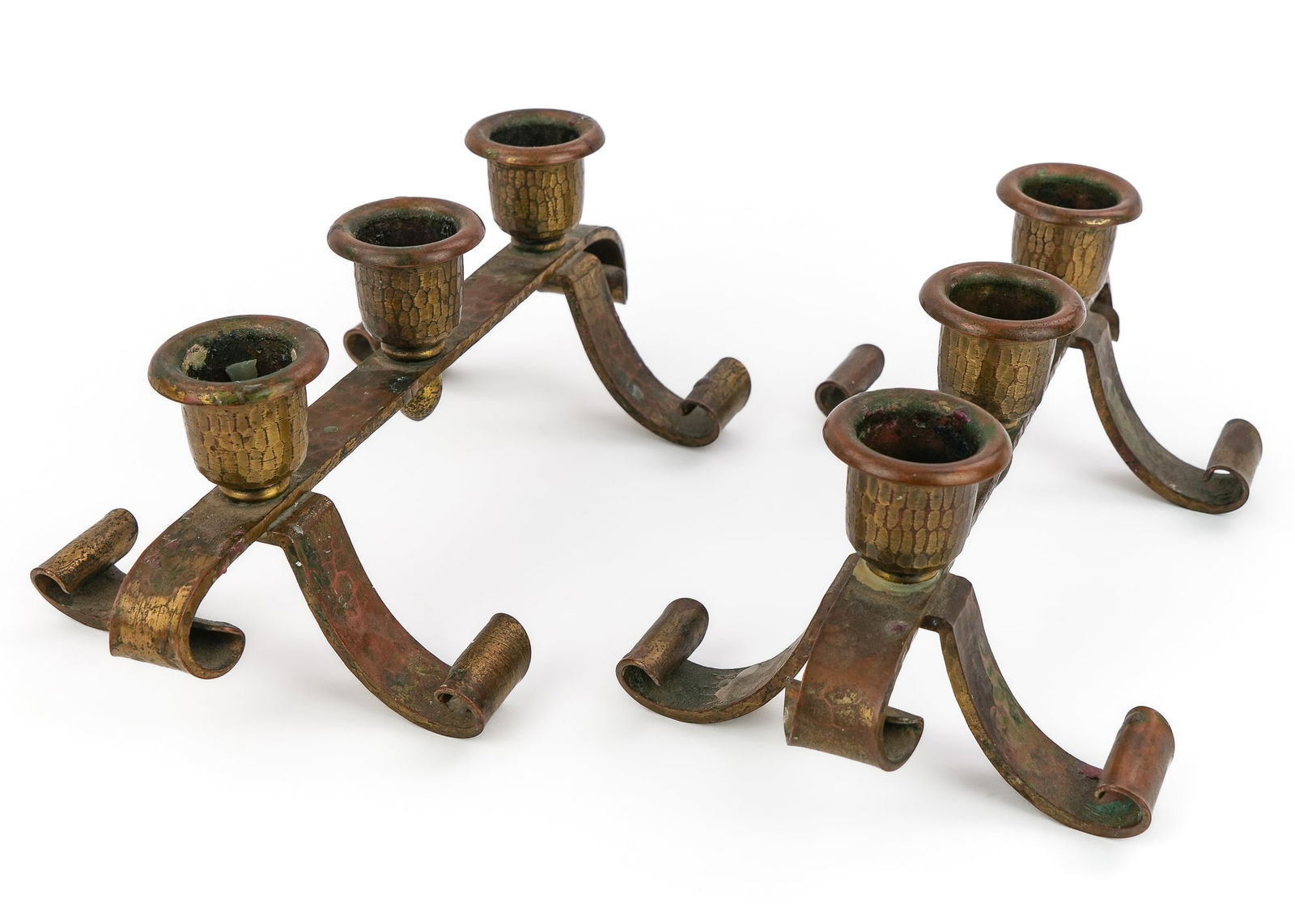 Roycroft Straight 3 Low Candelabra - 2