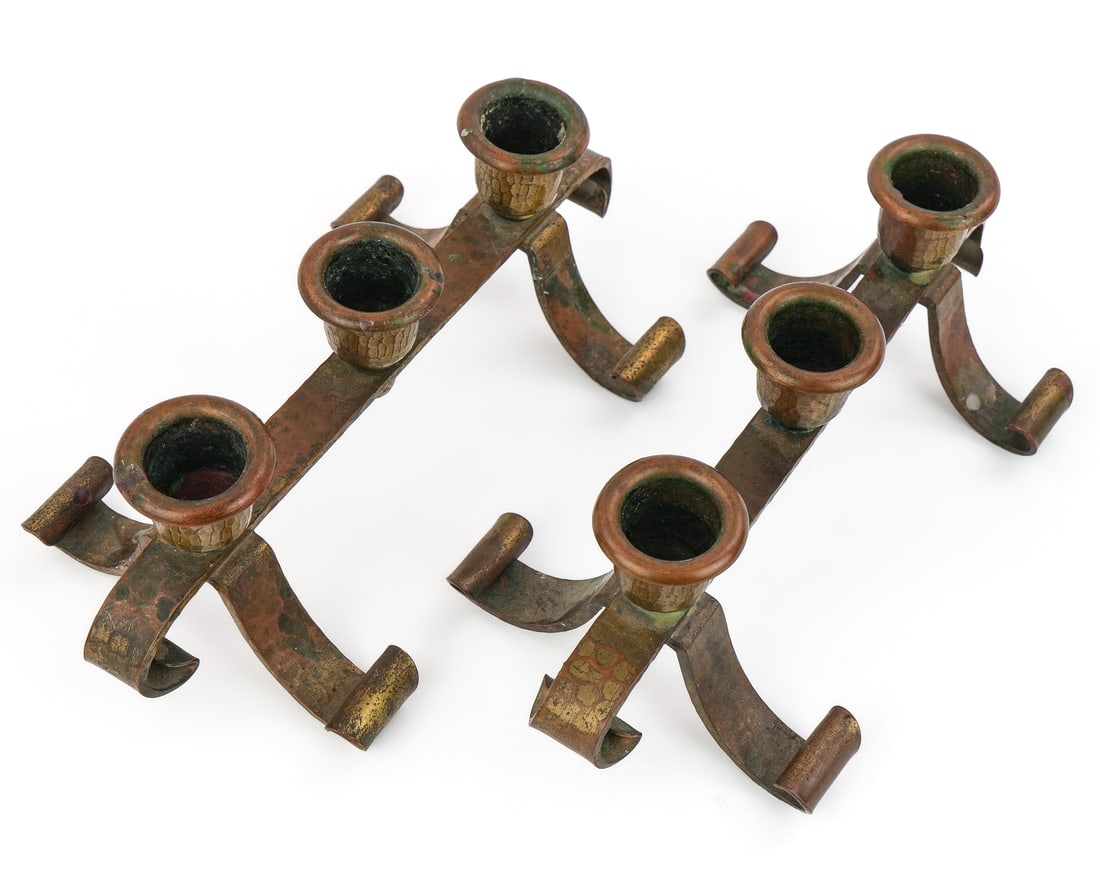 Roycroft Straight 3 Low Candelabra - 4