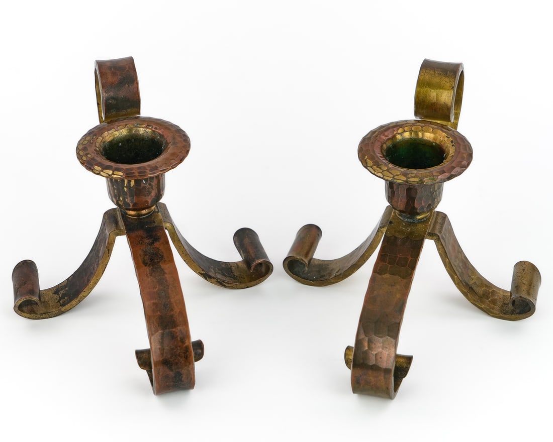 Roycroft Straight Single Candlesticks - 3