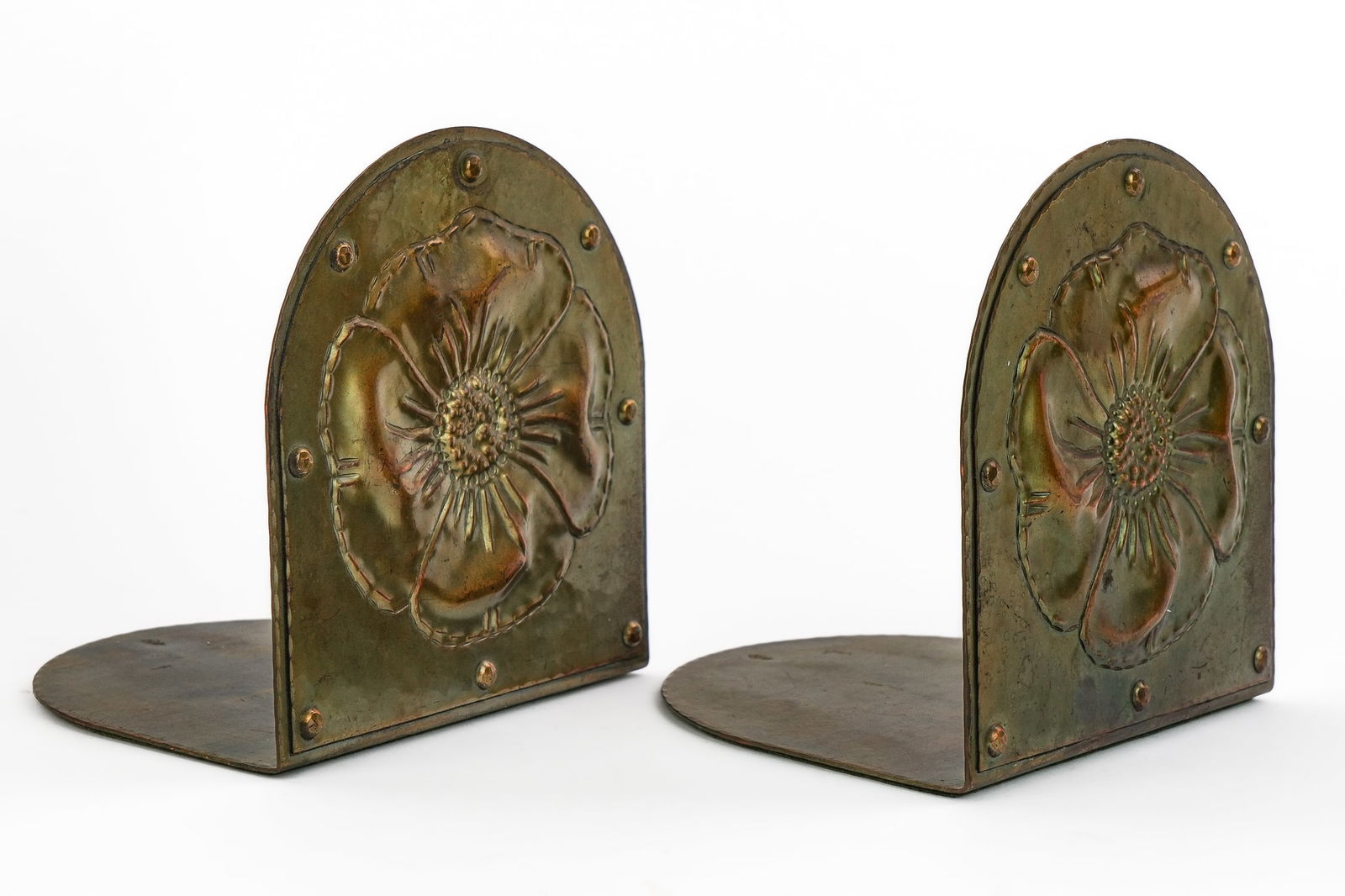Roycroft "Poppy" Bookends - 2