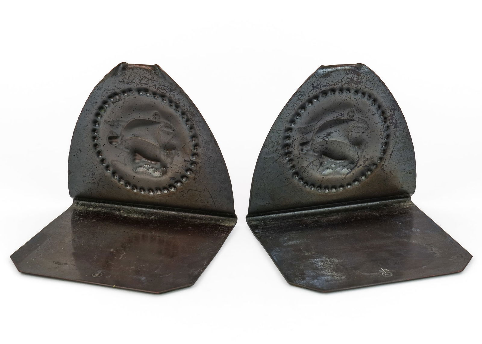 Roycroft "Galleon" Bookends - 3