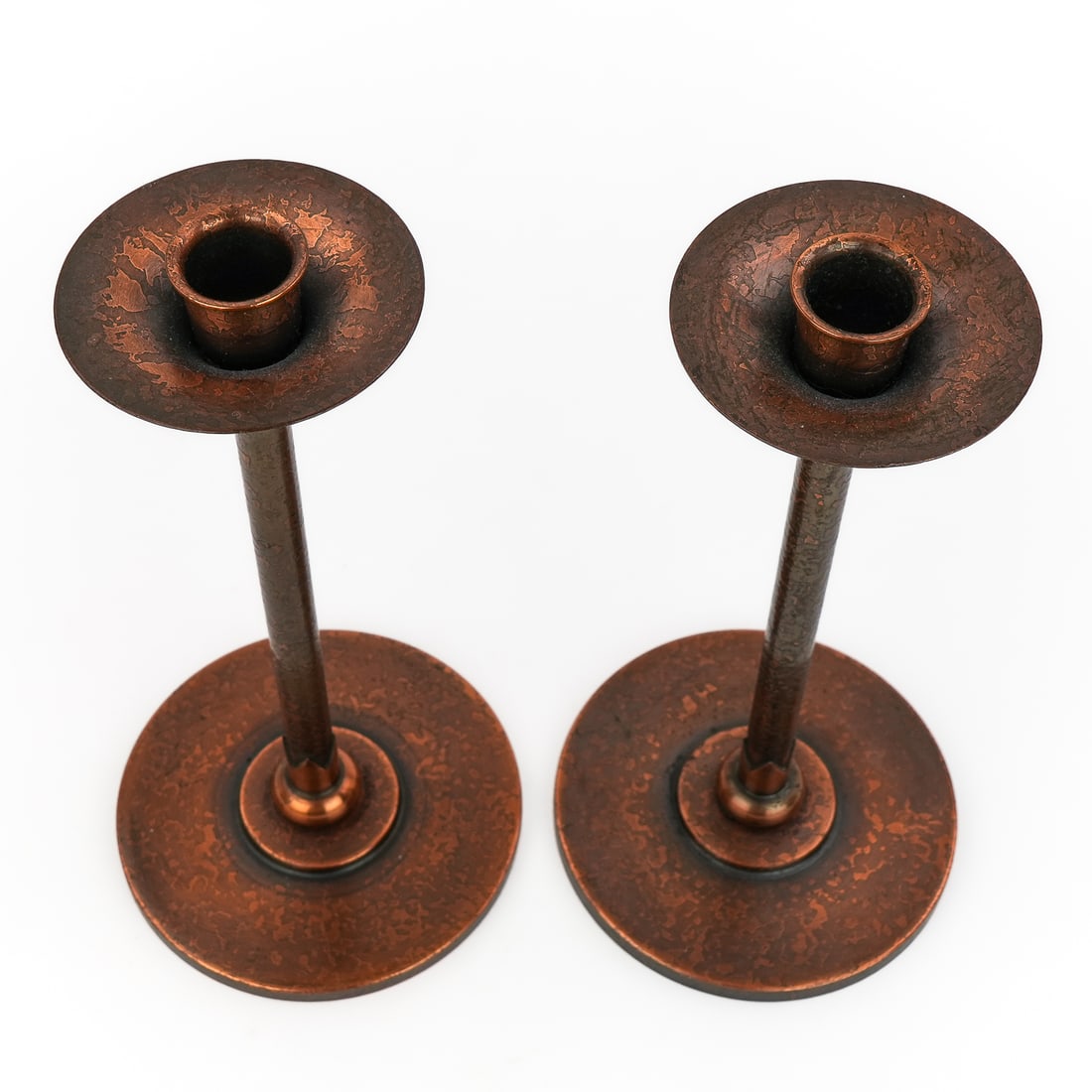 Roycroft Brass & Copper Candlesticks - 4