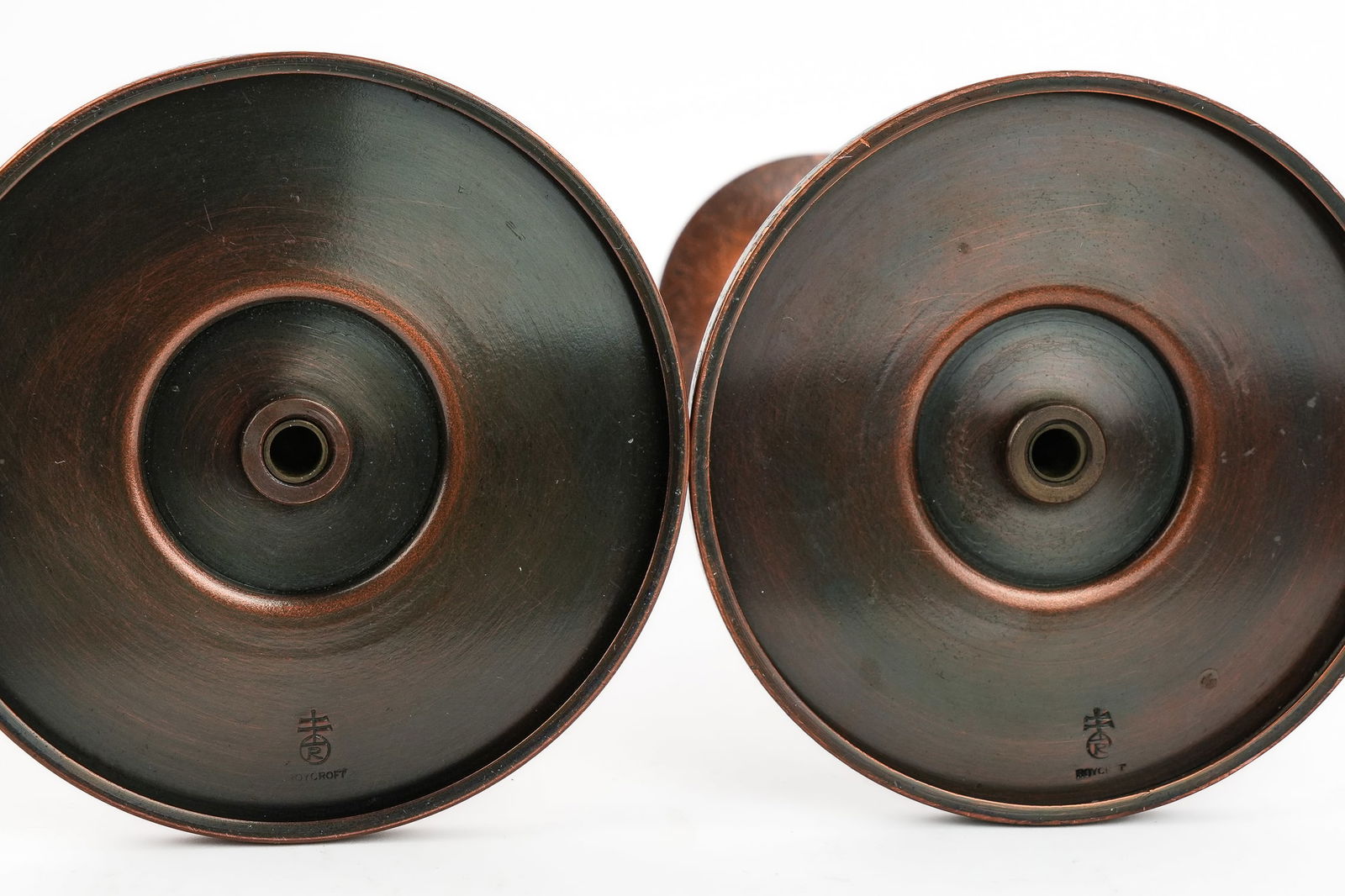 Roycroft Brass & Copper Candlesticks - 5