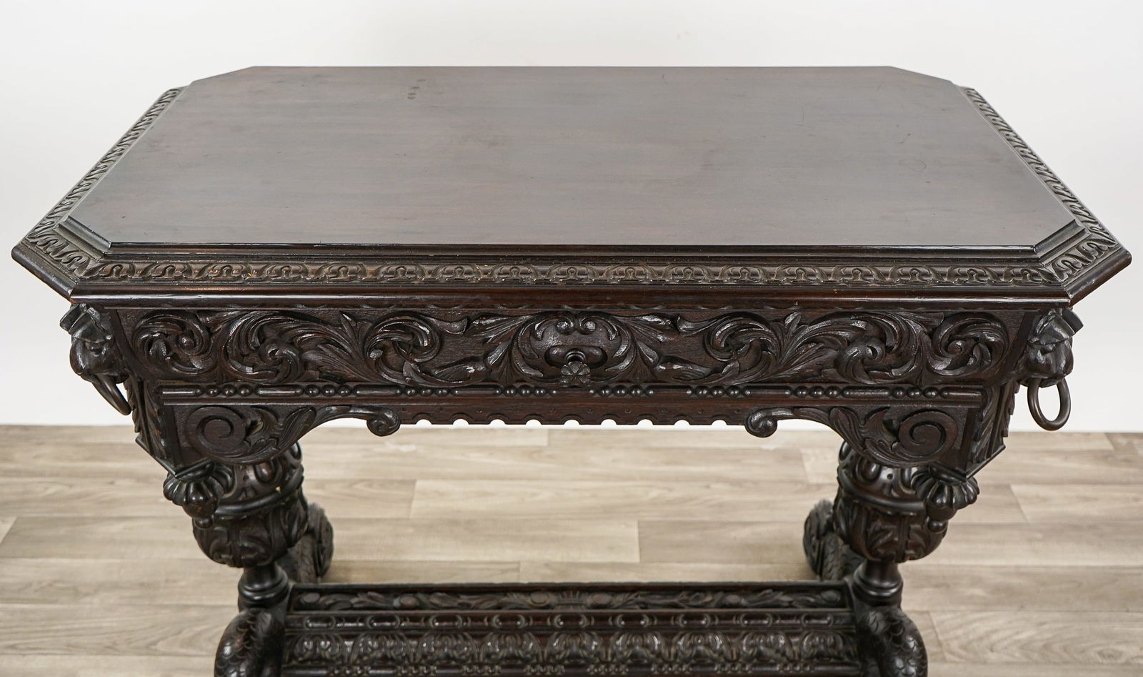 Circa 1910 Gothic Revival parlor table - 3