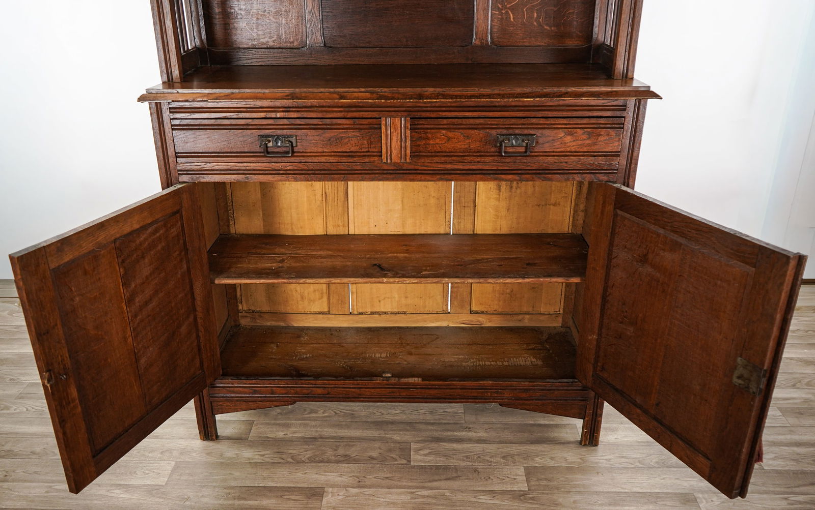 Circa 1930 Oak Server - 5