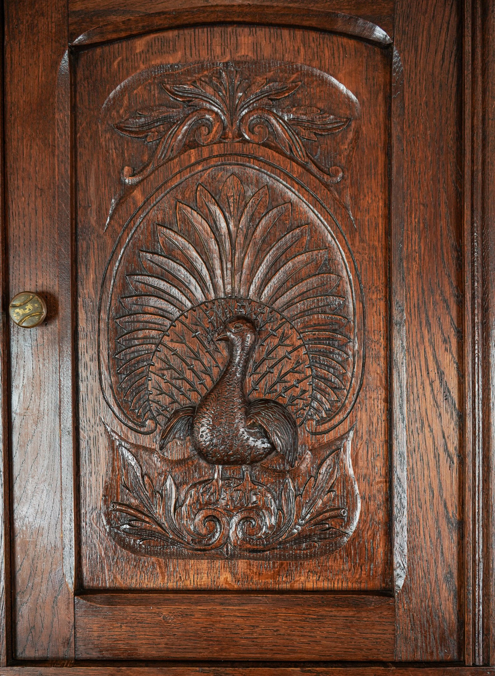 Circa 1930 Oak Server - 6