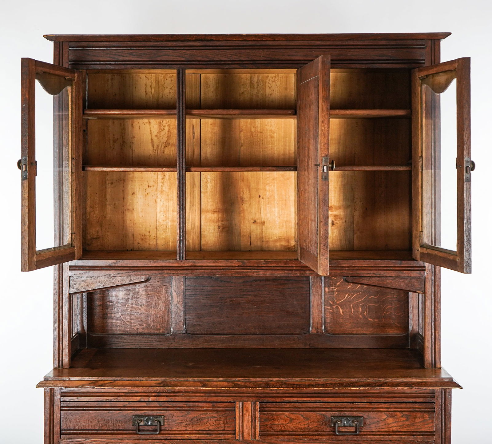 Circa 1930 Oak Server - 7