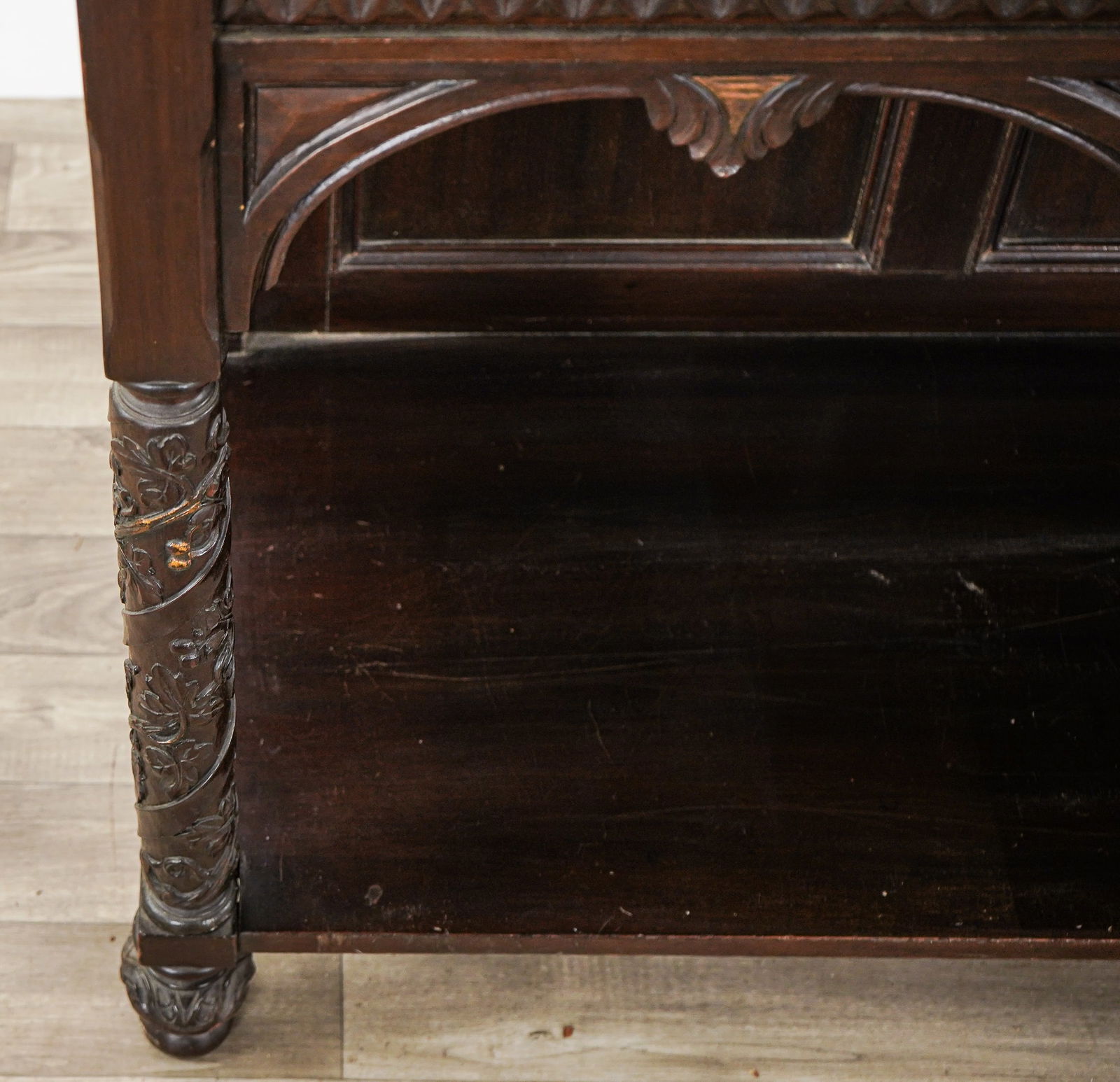 Circa 1910 Edwardian Drop front desk - 4