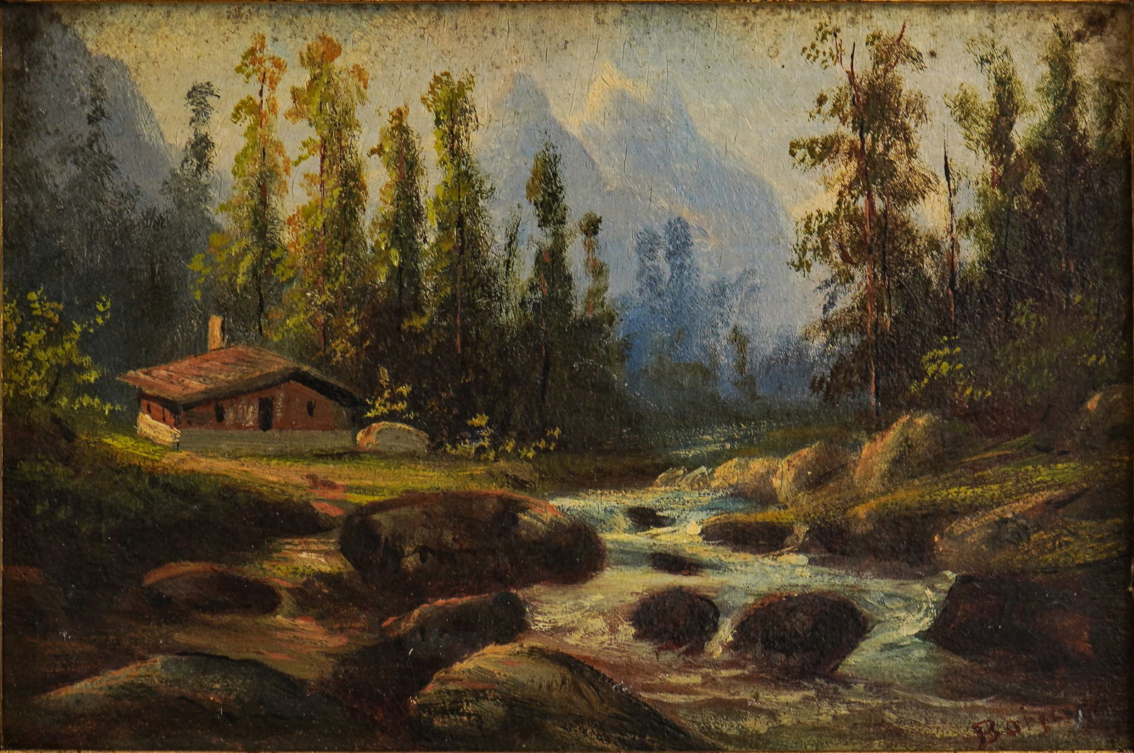 19th c Western Landscape - 2