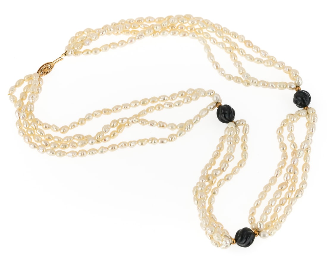 3 Vintage Bead Necklaces - 3