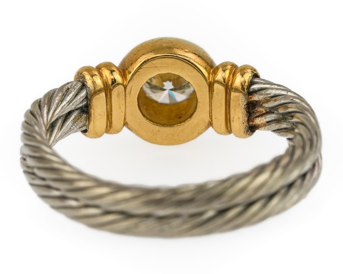 1/2 CT Diamond 18k Ring - 5