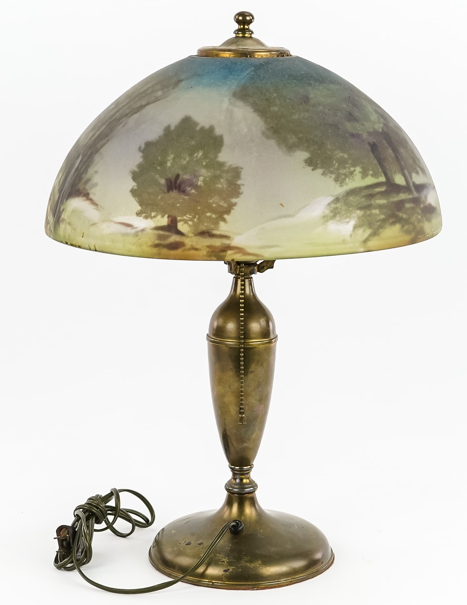 Reverse Painted Shade Table Lamp - 4
