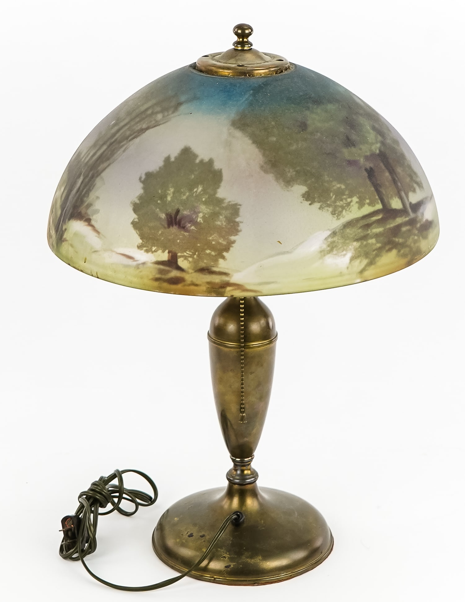 Reverse Painted Shade Table Lamp - 5