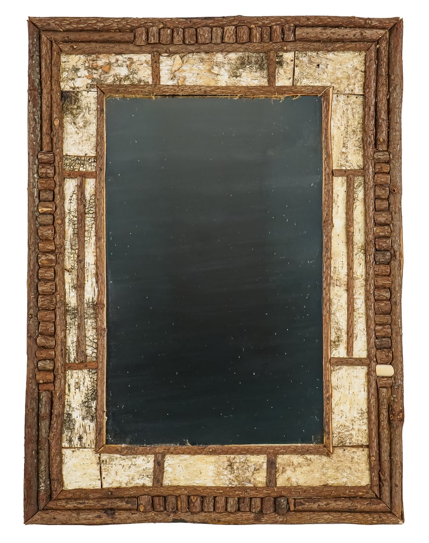 Three Adirondack Twig Mirrors - 8