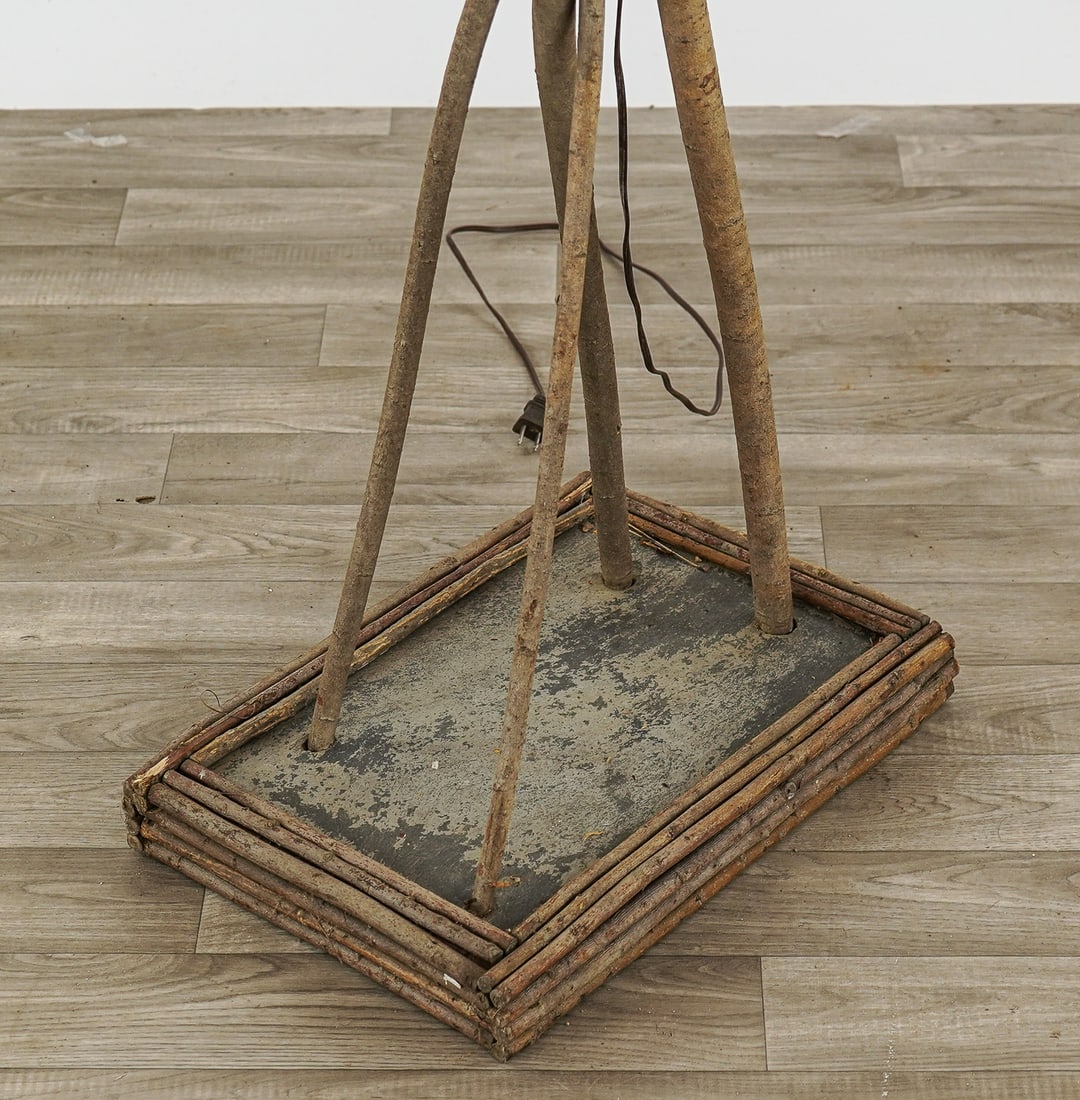 Adirondack rustic Twig Floor Lamp - 3