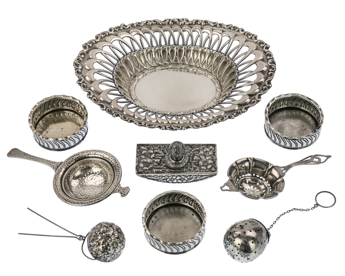 Group of Edwardian Era Sterling Silver Items (1 of 1)