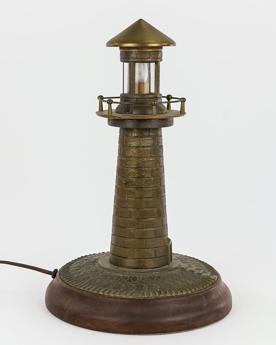 Bronze Lighthouse Lamp - 4