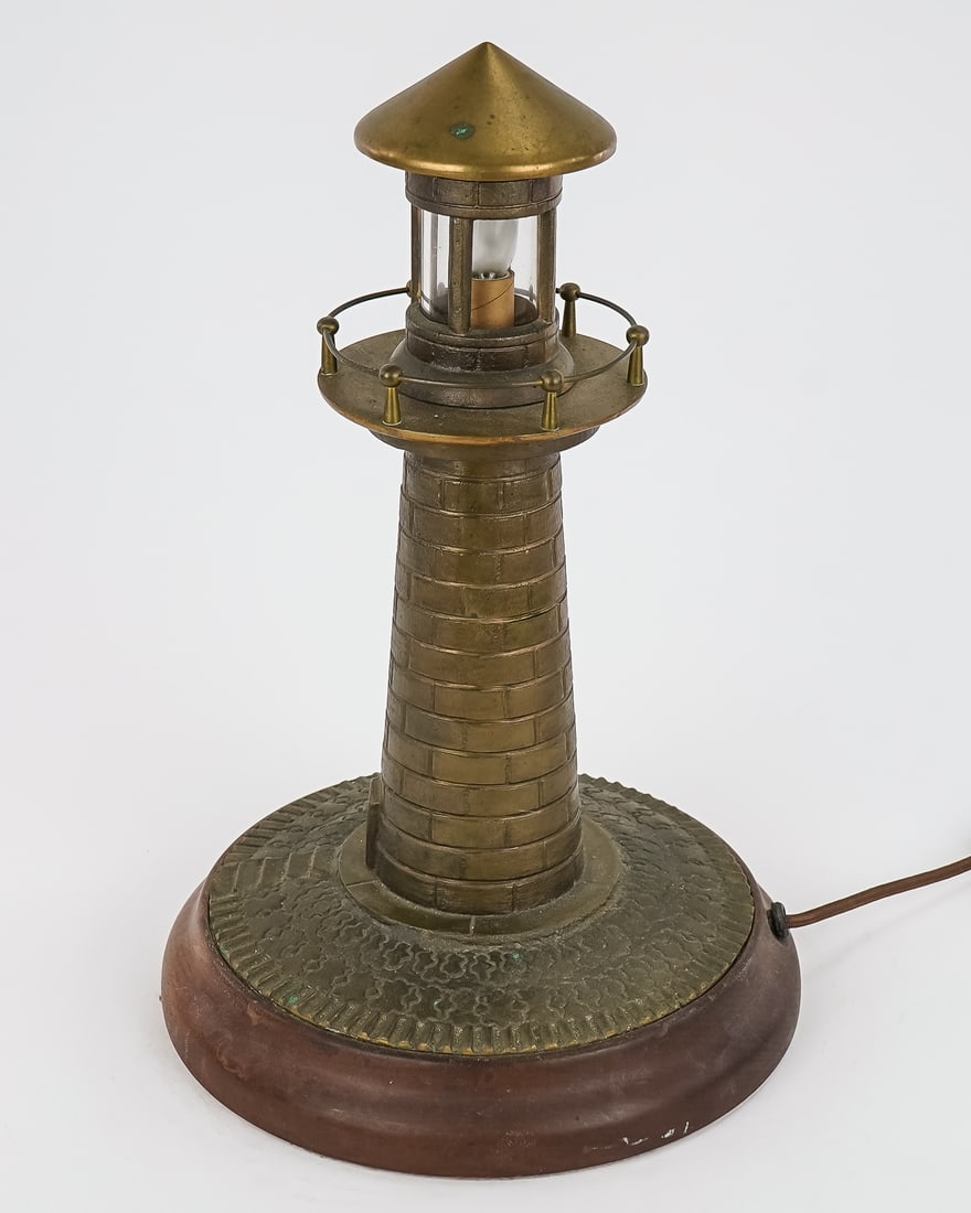 Bronze Lighthouse Lamp - 7