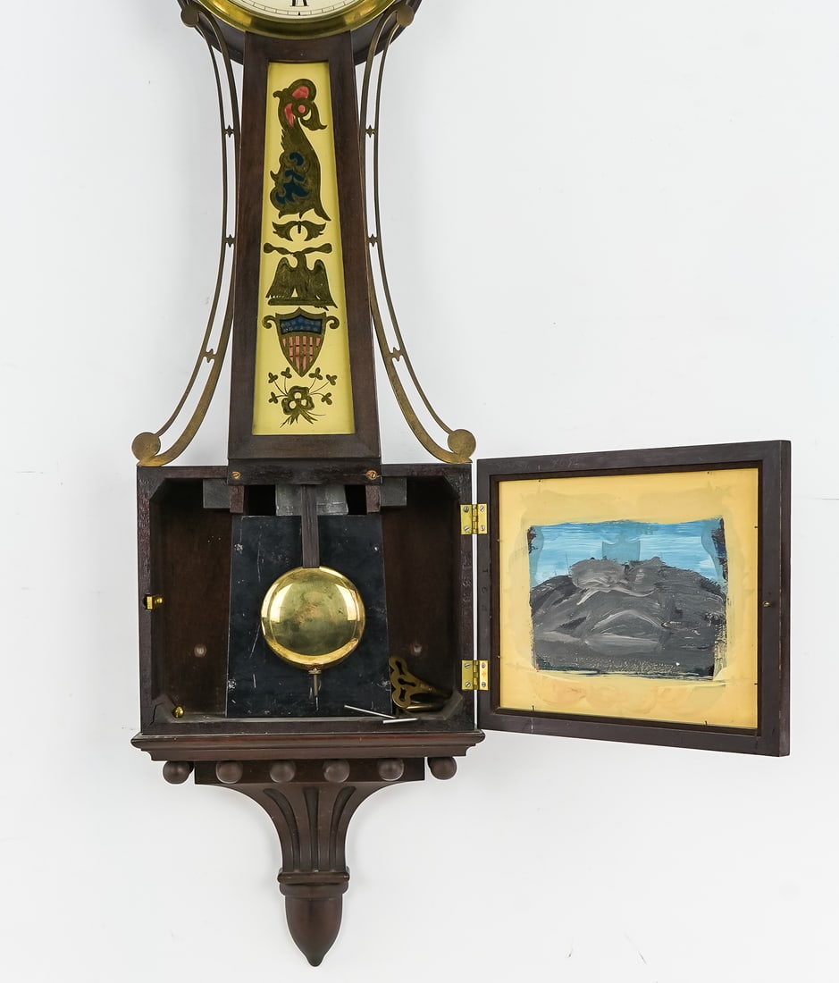 Waltham "Willard" Presentation Banjo Clock - 4