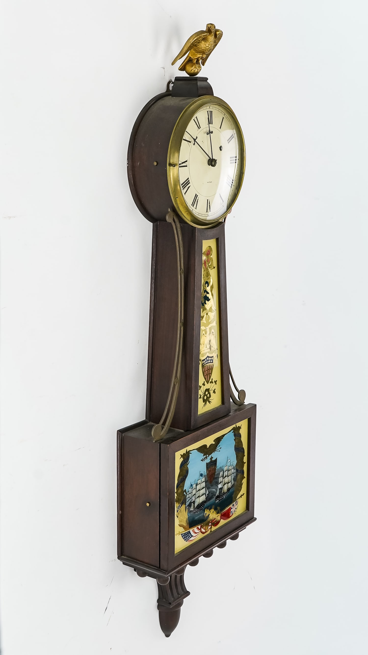 Waltham "Willard" Presentation Banjo Clock - 5