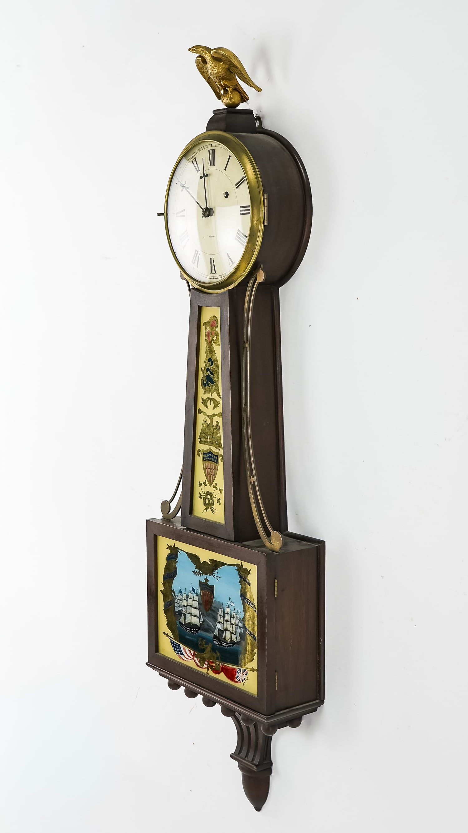 Waltham "Willard" Presentation Banjo Clock - 6