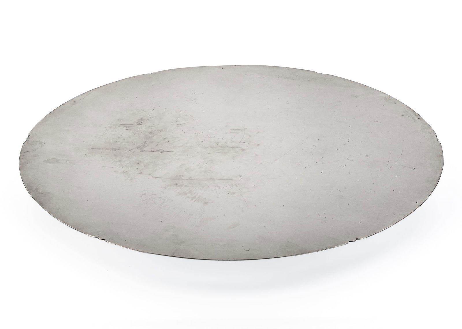 Dirk Van Erp Silvered Hammered Tray - 2