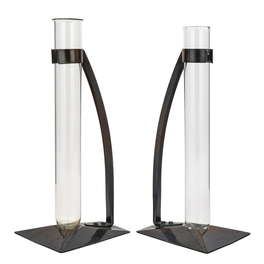 Pair Roycroft Copper Bud Vases (1 of 1)