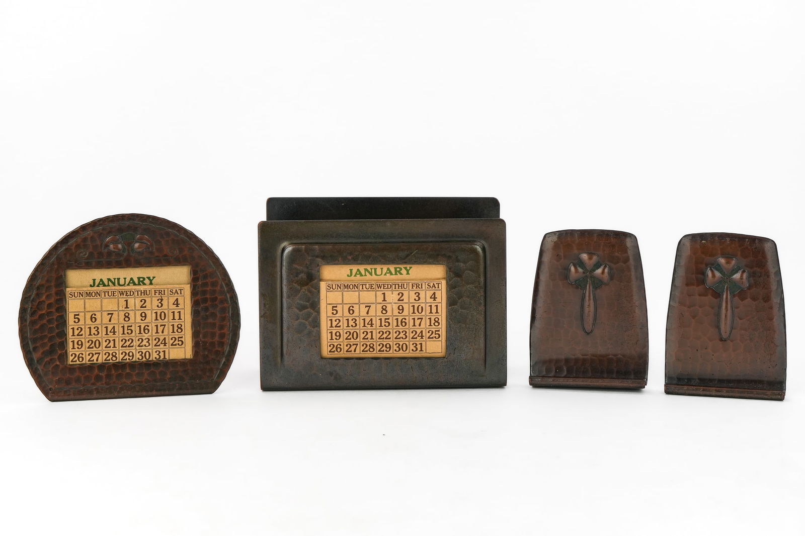 Roycroft Copper Desk Pieces - 2