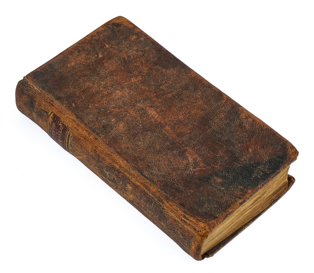 1810 Walter Scott The Lady of the Lake: 1810 Walter Scott "The Lady of the Lake", Edward Earle, Philadelphia, 1st American or very early American edition, with dedication page, leather, good condition, owners name Catlyna Pearson 1811