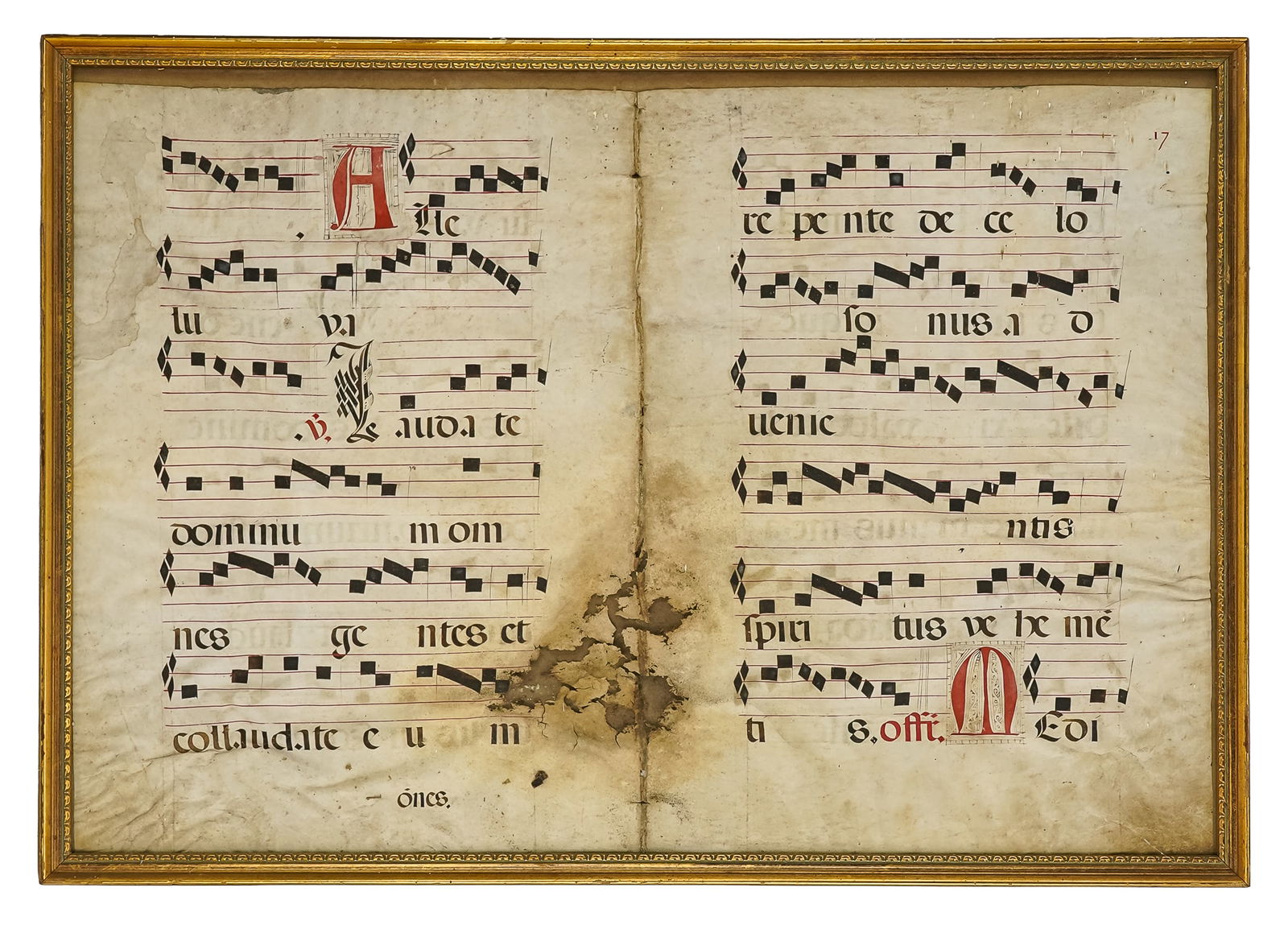 Medieval Gregorian Chant Pages - 3