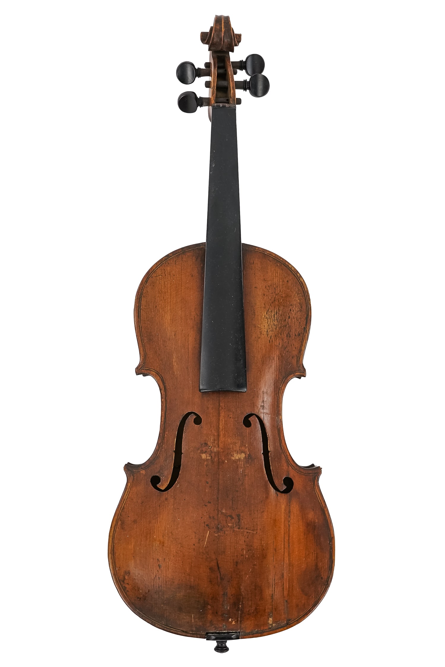 Four 19th c Violins as found - 3