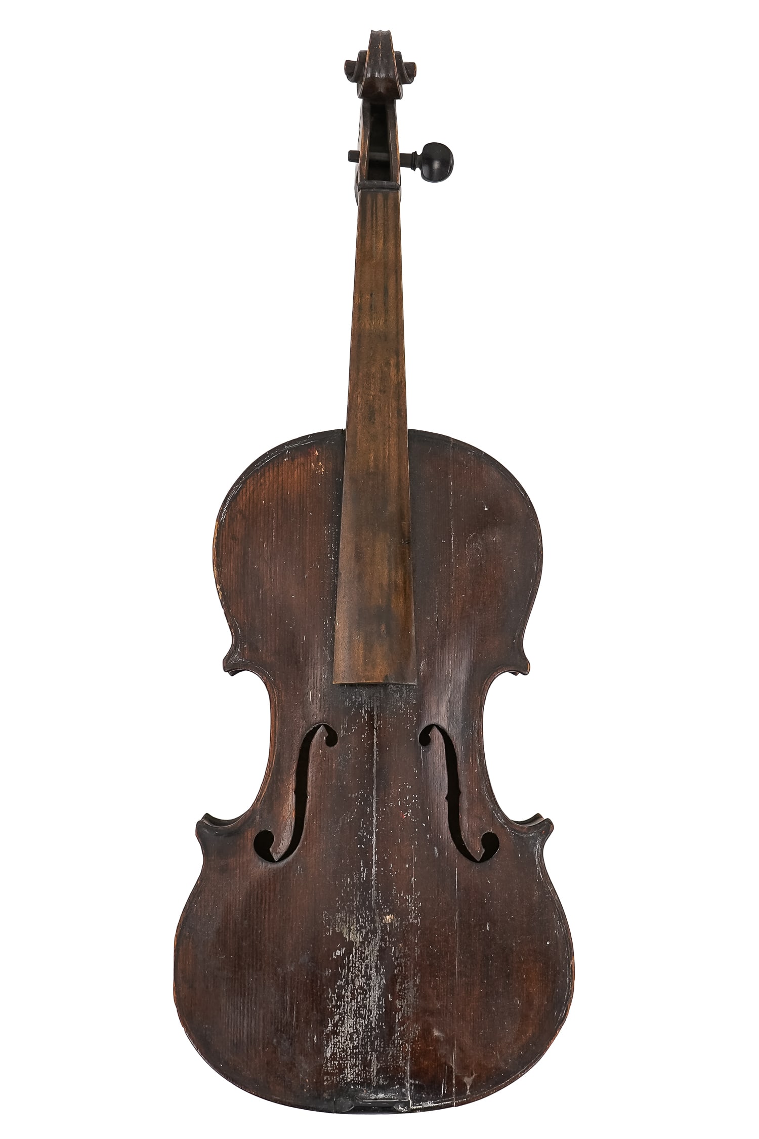 Four 19th c Violins as found - 5