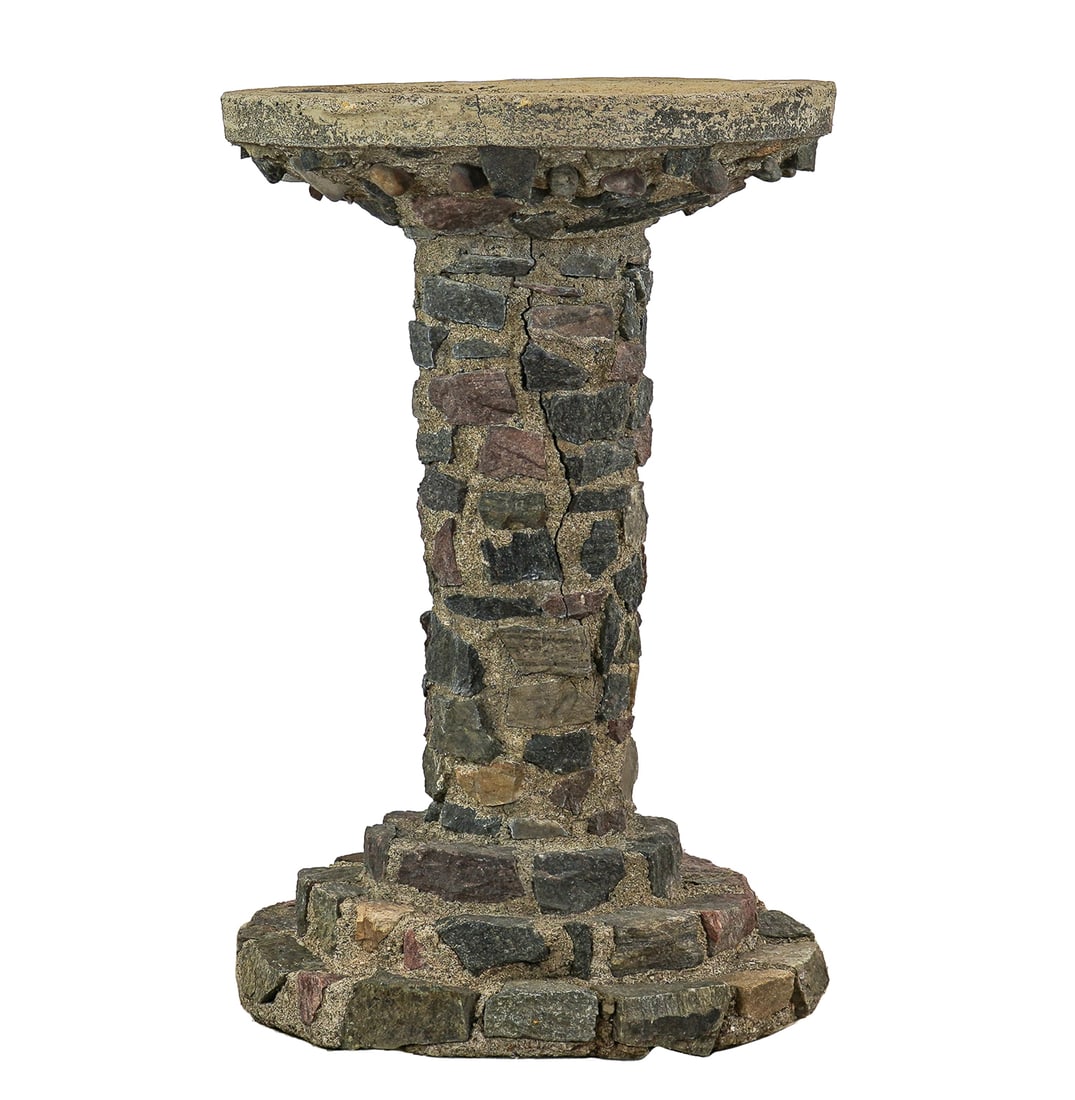 Arts and Crafts Adirondack Bird Bath or fountain (1 of 8)