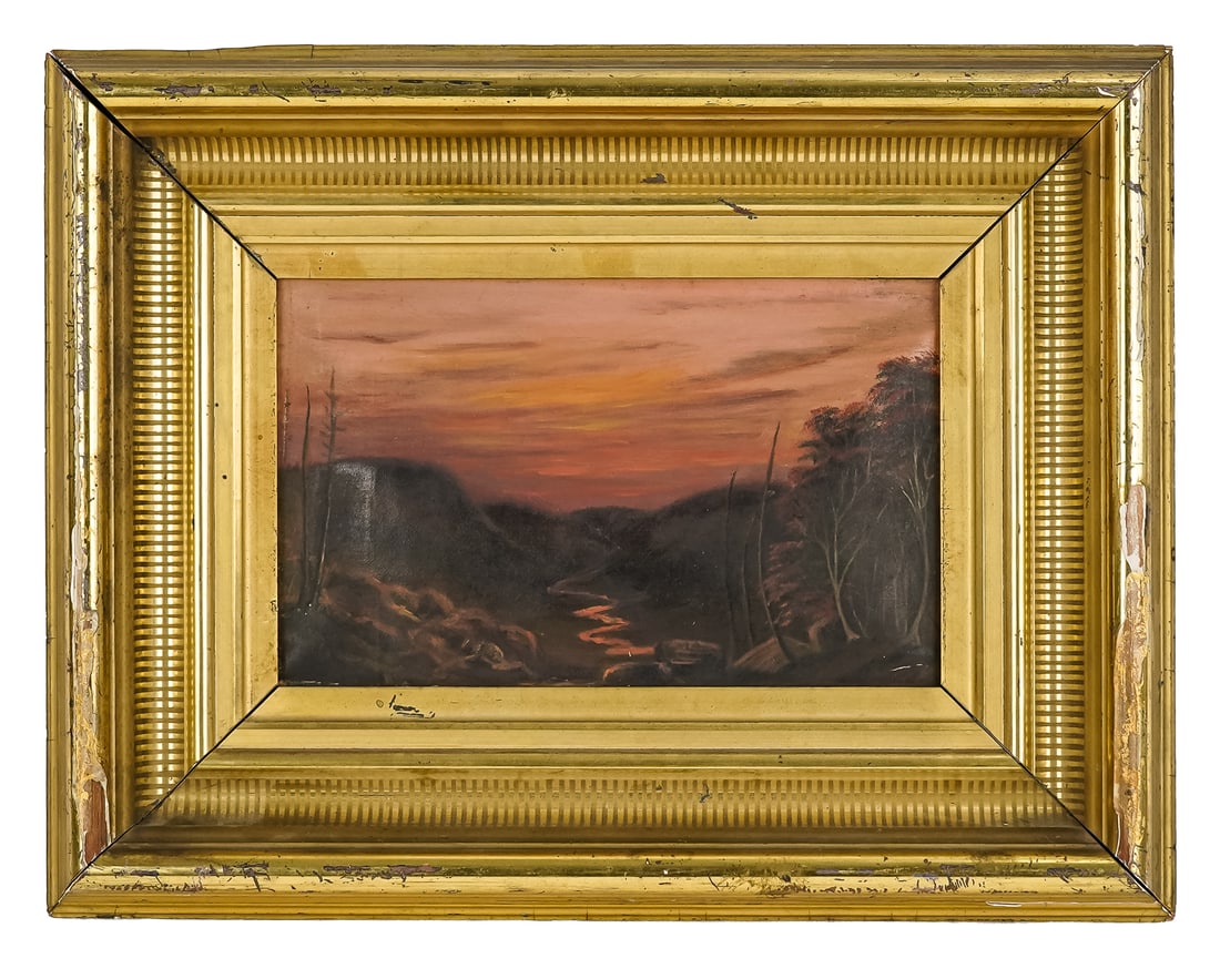 Four Primitive 19th c paintings - 3