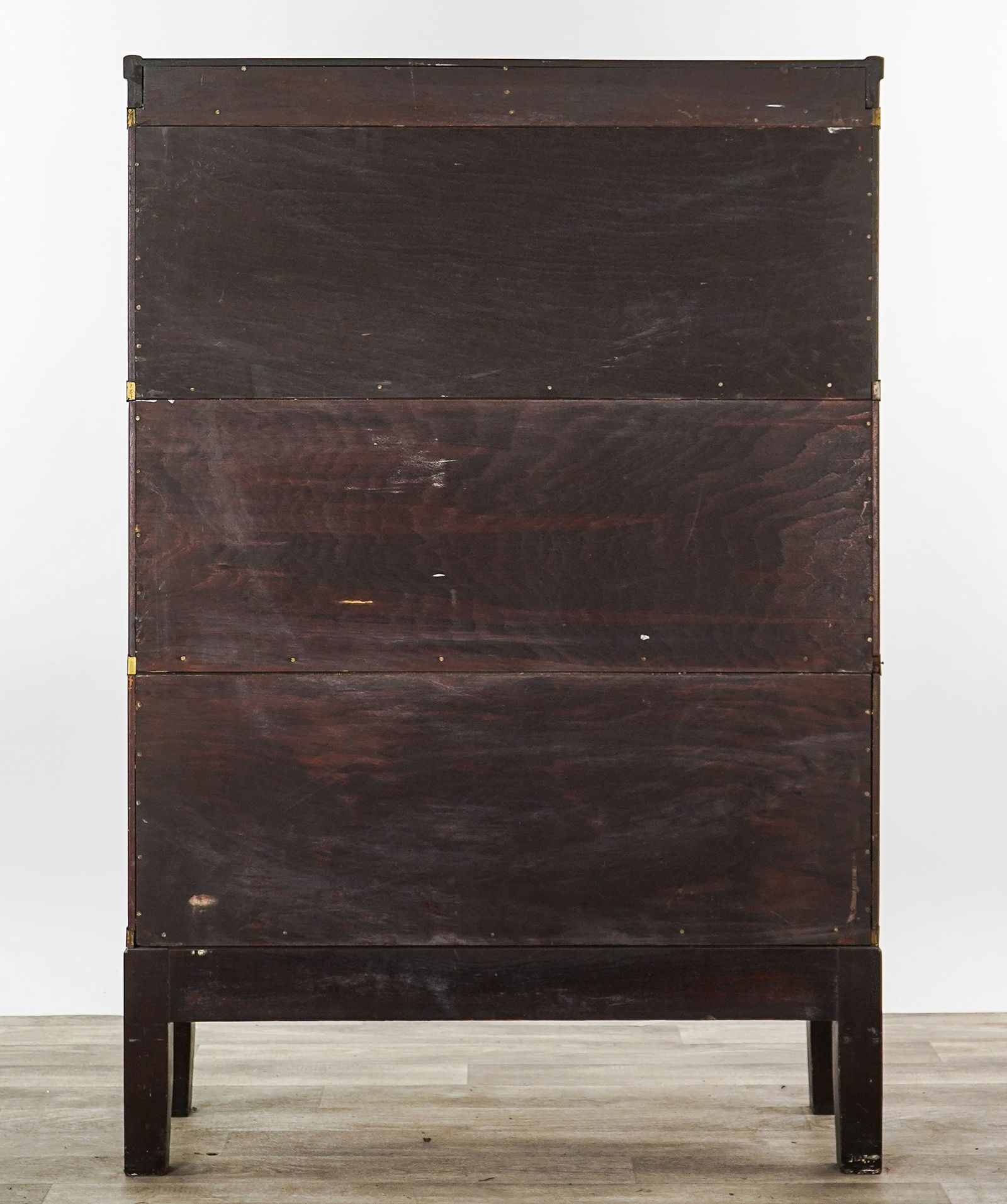 3 Section Mahogany Stacking Bookcase - 5