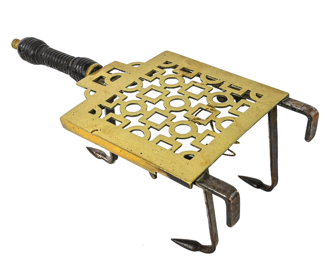 19th c Brass Trivets & Cape Cod Lighters - 3