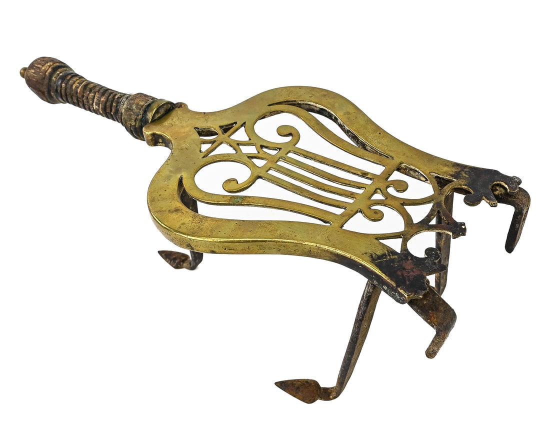 19th c Brass Trivets & Cape Cod Lighters - 4