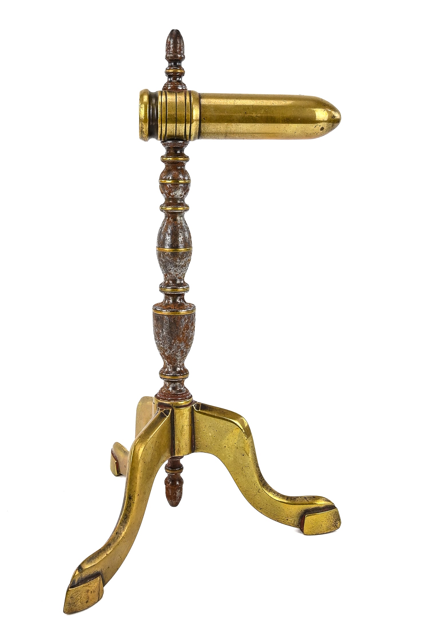 19th c Brass Trivets & Cape Cod Lighters - 7