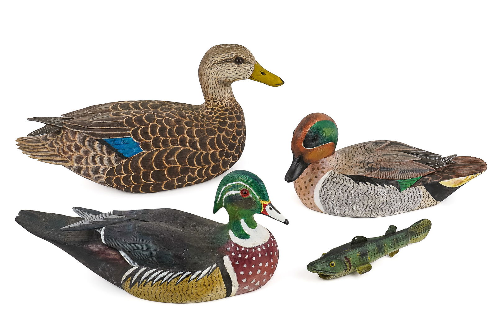 Al Diem Duck Decoys, Bob Harwood Fish Decoy (1 of 1)