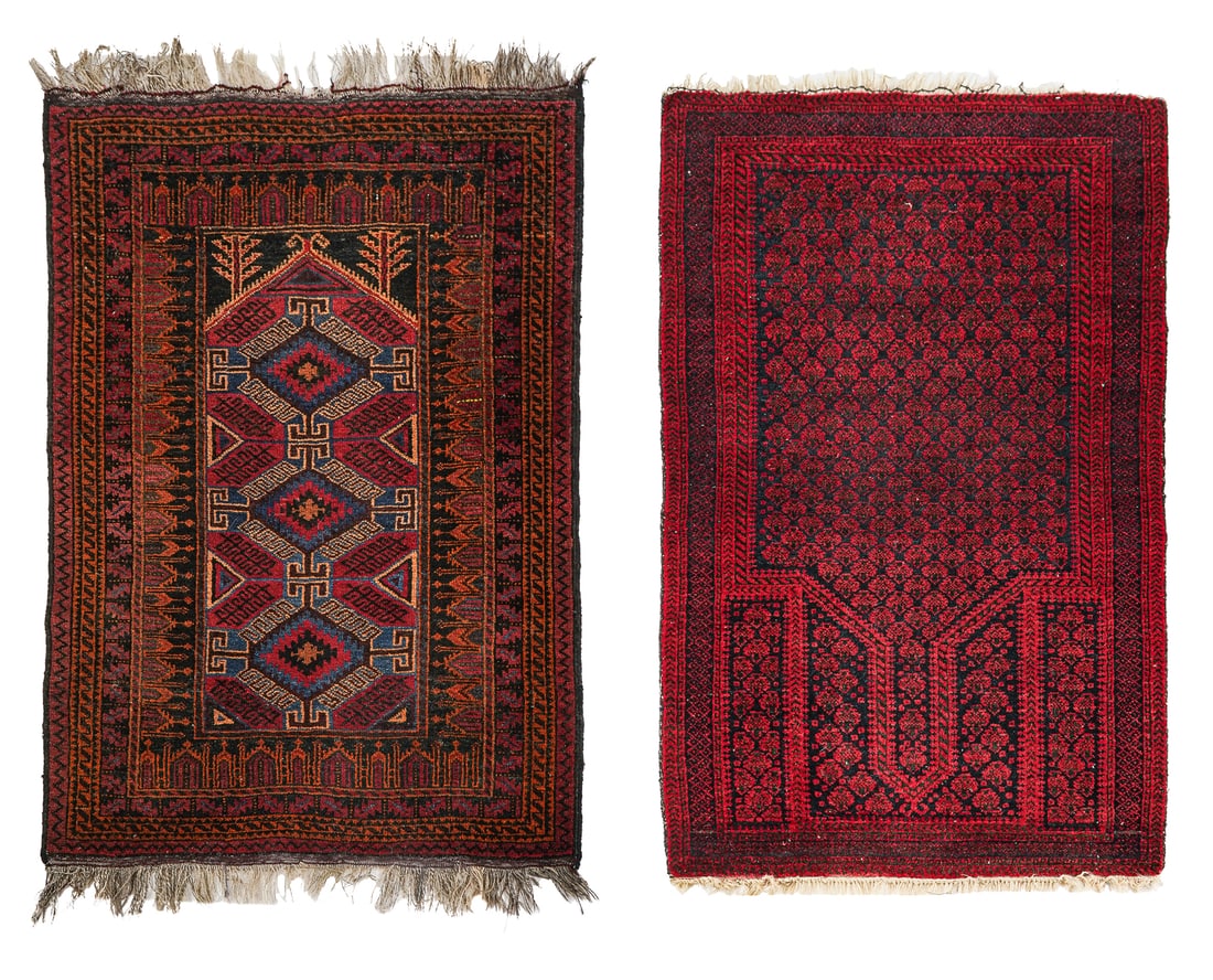 Two Afghani Prayer Rugs (1 of 9)