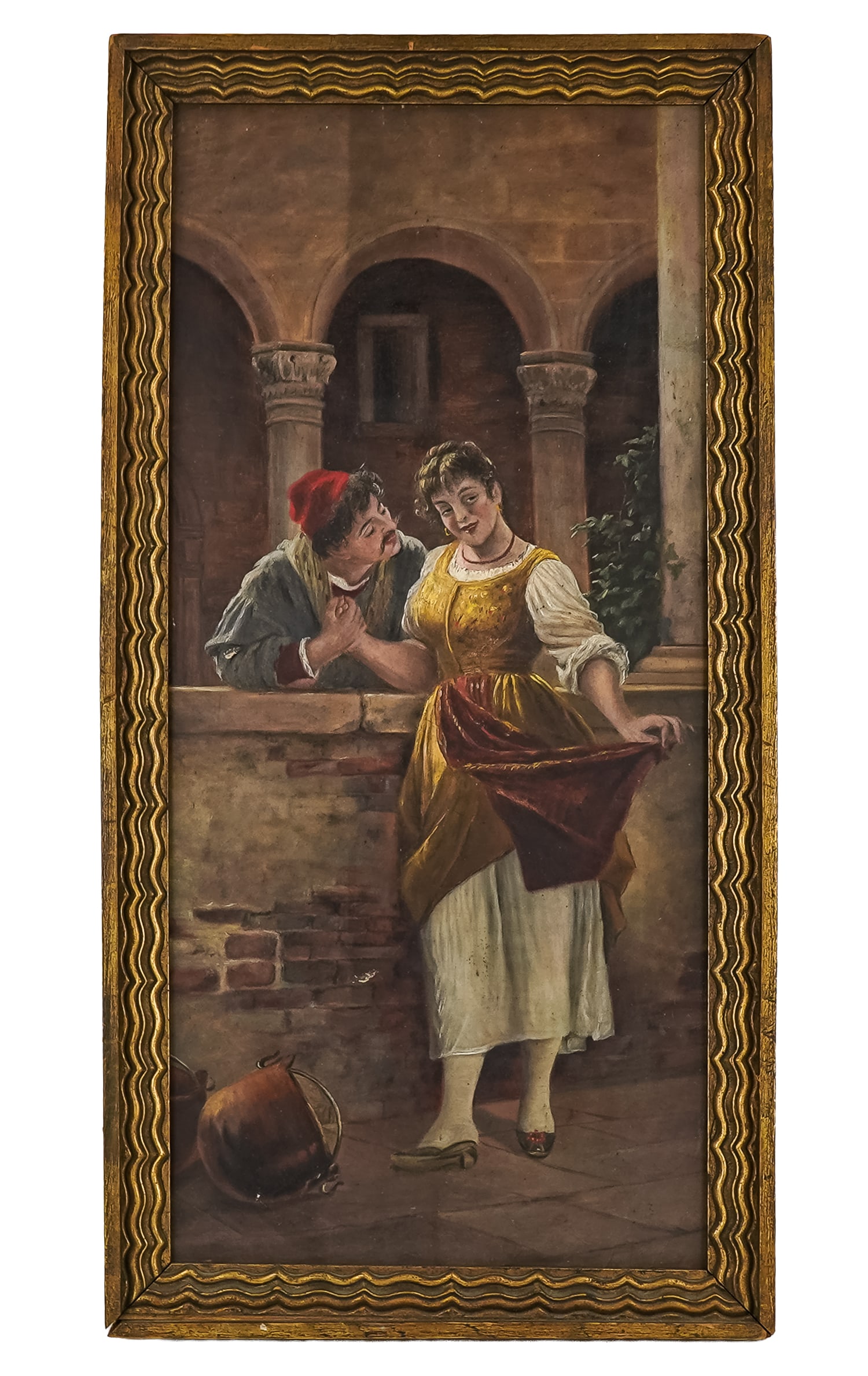 Three early 20th c Romantic Scenes - 3